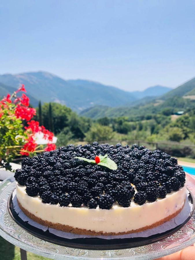 Agriturismo Roccagelli Vallo di Nera Eksteriør billede