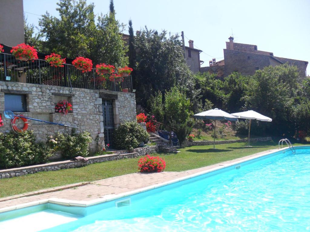 Agriturismo Roccagelli Vallo di Nera Eksteriør billede