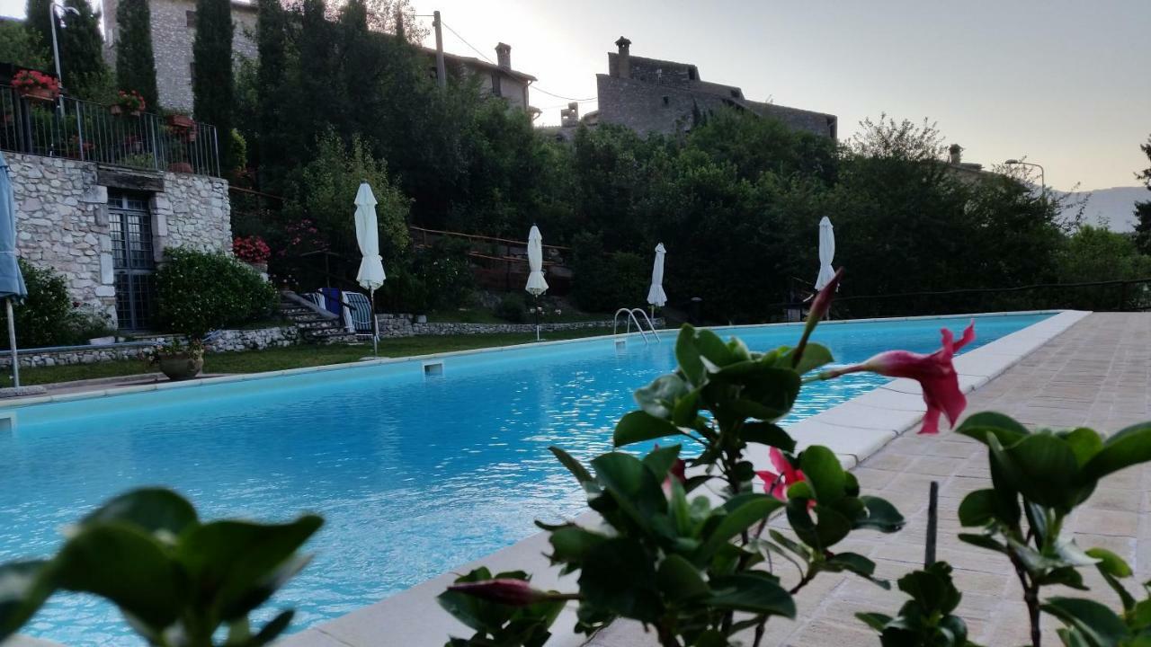 Agriturismo Roccagelli Vallo di Nera Eksteriør billede