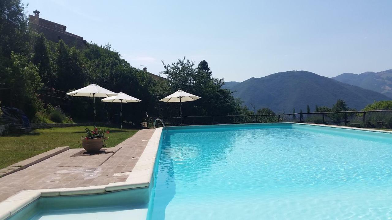 Agriturismo Roccagelli Vallo di Nera Eksteriør billede